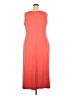 Columbia Solid Orange Casual Dress Size 2X - photo 2