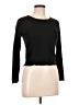 Nap 100% Nylon Black Long Sleeve Top Size L - photo 1