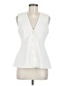 Meshki 100% Recycled Polyester White Tuxedo Vest Size M - photo 1