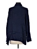 Zara Solid Blue 3/4 Sleeve Button-Down Shirt Size S - photo 2