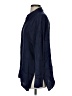 Zara Solid Blue 3/4 Sleeve Button-Down Shirt Size S - photo 5