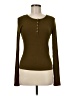 Zyia Active Brown Long Sleeve Henley Size M - photo 1