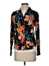 Room Service Floral Black Long Sleeve Blouse Size XS - photo 1