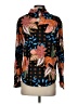 Room Service Floral Black Long Sleeve Blouse Size XS - photo 2