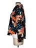 Room Service Floral Black Long Sleeve Blouse Size XS - photo 5