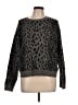 Rails Animal Print Gray Pullover Sweater Size L - photo 1