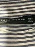 Zara Stripes Silver Long Sleeve Button-Down Shirt Size S - photo 7