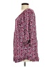 Roxy Graphic Burgundy 3/4 Sleeve Blouse Size XS - photo 5