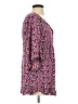 Roxy Graphic Burgundy 3/4 Sleeve Blouse Size XS - photo 4