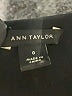 Ann Taylor 100% Polyester Floral Black Casual Dress Size 0 - photo 7