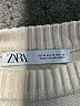 Zara Stripes Ivory Turtleneck Sweater Size M - photo 7