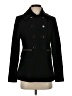 DKNY Black Wool Coat Size 4 - photo 1