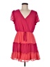 City Studio 100% Polyester Color Block Pink Casual Dress Size M - photo 1