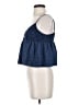 Unbranded 100% Polyester Blue Sleeveless Blouse Size XS - photo 5