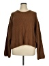Gap 100% Nylon Solid Brown Pullover Sweater Size XL - photo 1