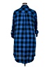 Torrid Plaid Blue 3/4 Sleeve Button-Down Shirt Size 2X Plus (2) - photo 2