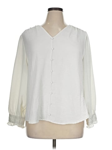 Adrianna Papell 3/4 Sleeve Blouse (view 1)
