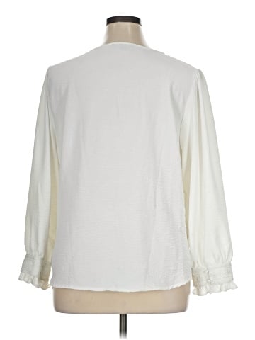 Adrianna Papell 3/4 Sleeve Blouse (view 2)