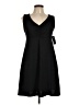 Gerry Solid Black Casual Dress Size L - photo 1