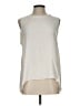 Addison 100% Viscose Ivory Sleeveless Blouse Size L - photo 1