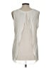 Addison 100% Viscose Ivory Sleeveless Blouse Size L - photo 2