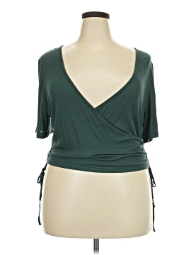 Shein Curve Short Sleeve Top