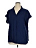 Gap Blue Short Sleeve Blouse Size XL - photo 1
