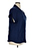 Gap Blue Short Sleeve Blouse Size XL - photo 4