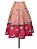 Hutch 100% Polyester Print Red Casual Skirt Size 00 - photo 1