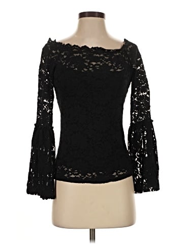 Red Haute Long Sleeve Top (view 1)