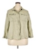 Jaeger Green 3/4 Sleeve Button-Down Shirt Size 18 - photo 1