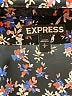 Express Floral Silver Long Sleeve Blouse Size S - photo 7