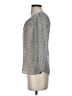 Japna 100% Polyester Silver 3/4 Sleeve Blouse Size XS - photo 5