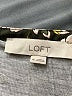 Ann Taylor LOFT 100% Recycled Polyester Floral Black Short Sleeve Blouse Size XL - photo 7