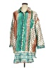Unbranded 100% Polyester Teal Kimono Size 4X - photo 1