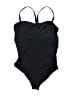Athleta Solid Black One Piece Swimsuit Size Med - Lg (34D) - photo 1