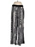 Elevenses 100% Polyester Stripes Silver Casual Pants Size XS - photo 1