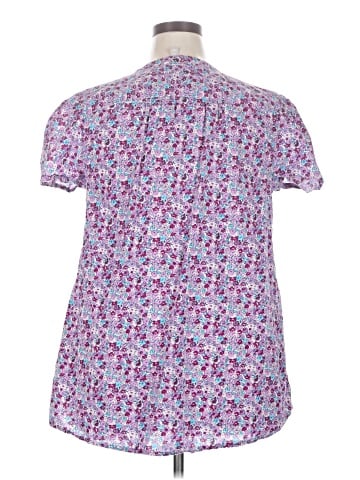Woman Within Short Sleeve Blouse (view 2)