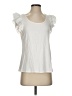 CeCe White Short Sleeve Top Size S - photo 1
