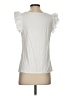 CeCe White Short Sleeve Top Size S - photo 2