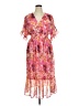 Assorted Brands 100% Polyester Paisley Pink Cocktail Dress Size XL - photo 1