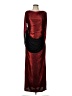 R&M Richards Solid Red Burgundy Cocktail Dress Size 12 - photo 1