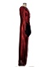 R&M Richards Solid Red Burgundy Cocktail Dress Size 12 - photo 4