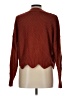 No Comment 100% Acrylic Burgundy Pullover Sweater Size L - photo 2