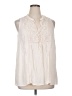 Torrid 100% Rayon Ivory Sleeveless Blouse Size 1X Plus (1) - photo 1