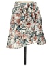 JOA 100% Polyester Floral Ivory Casual Skirt Size S - photo 1