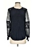Rebecca Taylor Black Long Sleeve Blouse Size 4 - photo 1