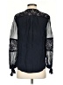 Rebecca Taylor Black Long Sleeve Blouse Size 4 - photo 2