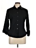 Harold's Black 3/4 Sleeve Button-Down Shirt Size 12 - photo 1