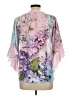Unbranded 100% Polyester Pink 3/4 Sleeve Blouse Size L - photo 2